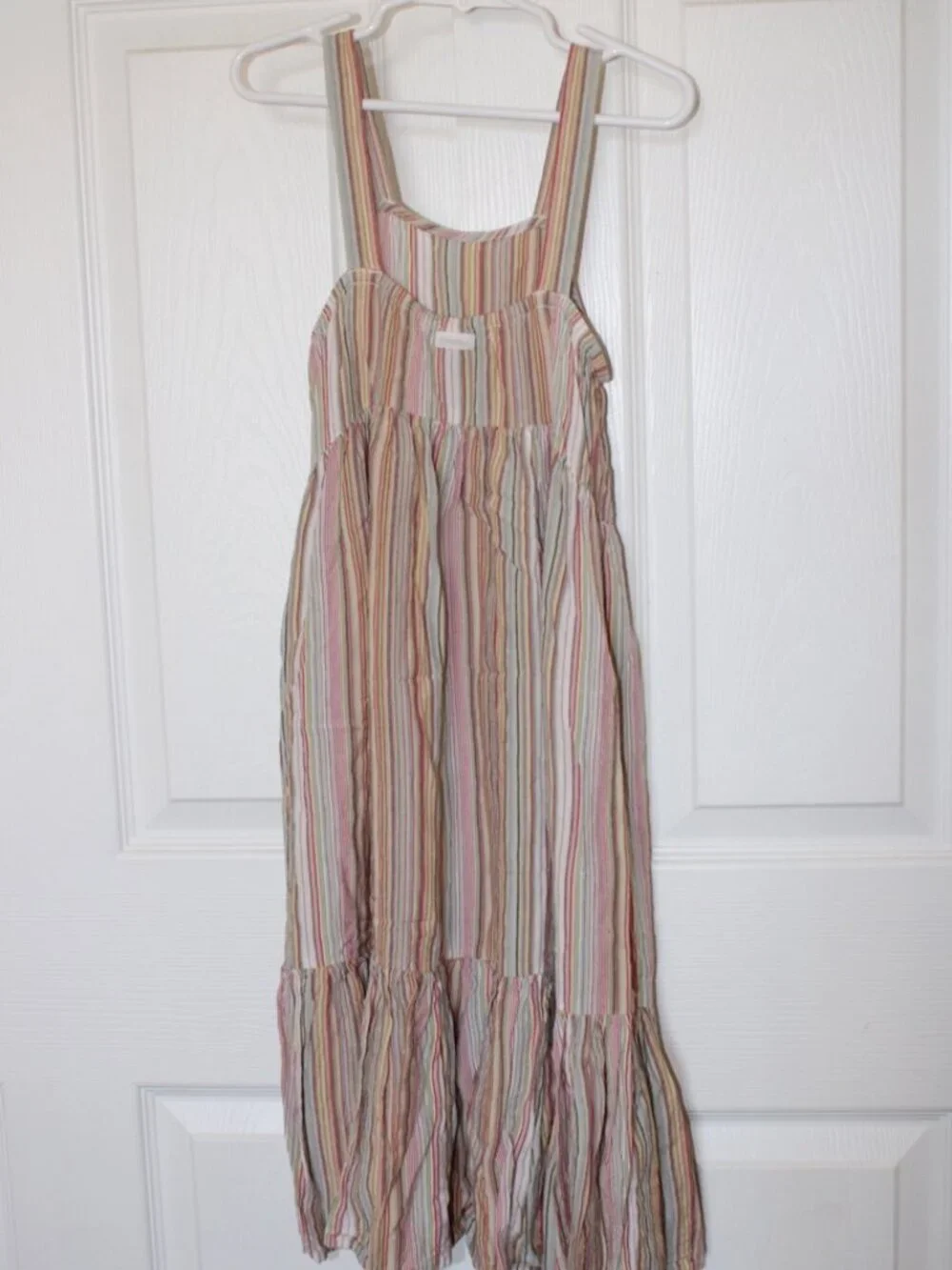 Girl’s Striped Maxi Dress Tank Top Straps - XS Youth (6x/7) O’Neill
